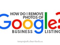 How do I remove photos of Google Business Listing