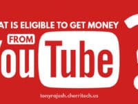 eligible to earn money from YouTube